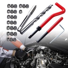 30pcs M6 X 1.0 Stainless Steels Thread Repair Tool Kit Helicoil Wire Inserts Set