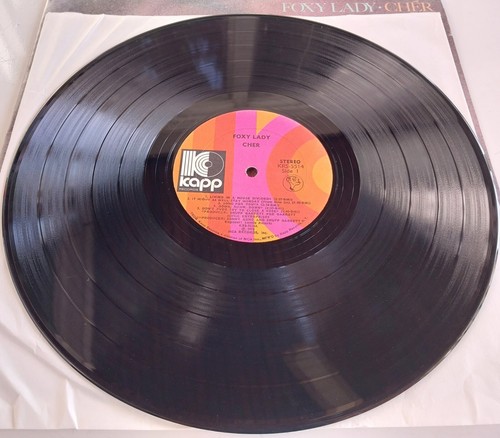 Cher ~ FOXY LADY, DARK LADY ~ 1972 Vinyl Album EX ~ 1973 45 rpm Hit Single EX - Picture 3 of 6