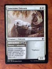 Lonesome Unicorn MTG Magic the Gathering Card NM Near Mint ELD