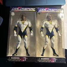 Carl Crawford Action Figure Tampa Bay Ray's SGA Promo defenders of the game X2