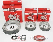 WATER GROOVED FRONT REAR BRAKE SHOES +SPRINGS...