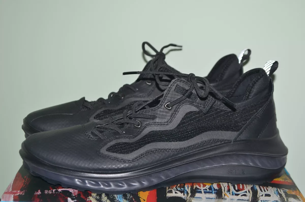 ECCO Black Athletic Leather Shoes Sneakers 10-10.5, EU 44 New | eBay