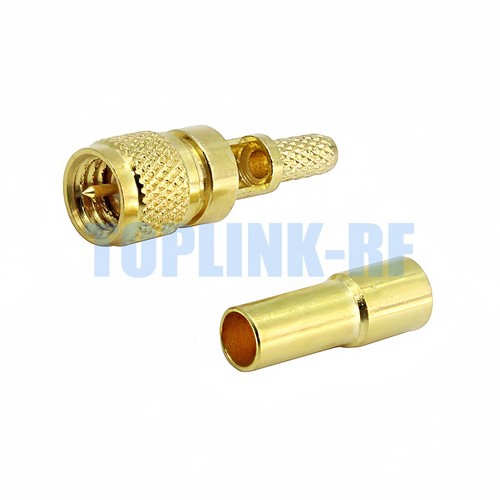 10x L5 Microdot 10-32UNF Male Connector RG174 RG316 for Ultrasonic Flaw Detector - Zdjęcie 2 z 4
