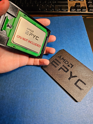 AMD SP3 CPU Tray/carrier single CPU 3D Printed TRAY only ESD-Safe