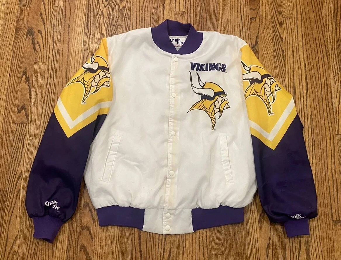 Vintage vikings best sale jacket