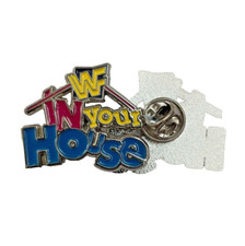 WWF In Your House Show Pin Badge, Attitude Era, WWE, AEW, TNA, Hasbro, Enamel