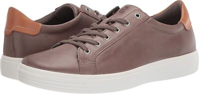 Ecco 85766459141 SZ 43 Dark Clay/ Lion 9-9.5 Soft Classic Mens Sneaker