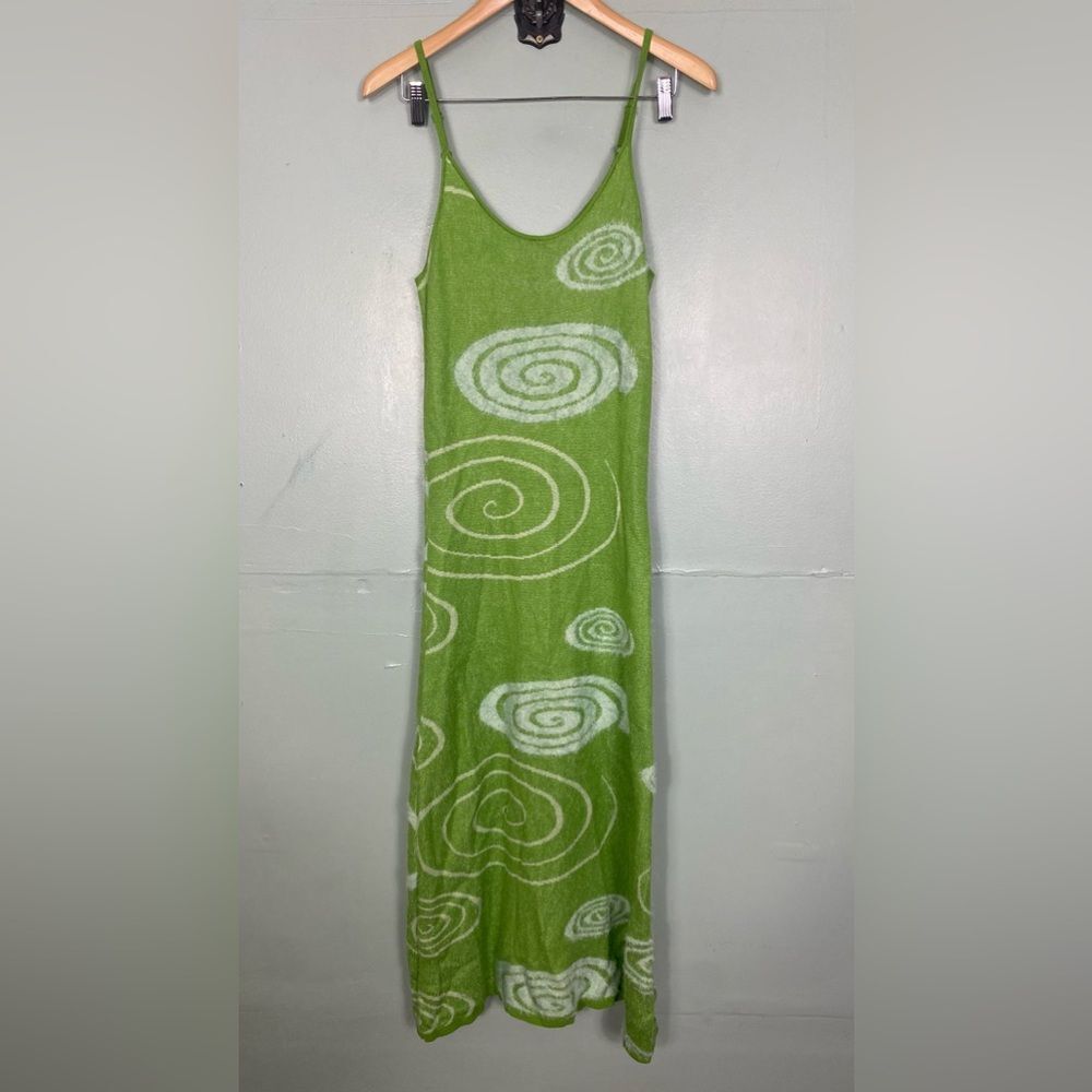 House of Sunny The Galaxy Hockney Midi Dress Green Size 6 | eBay