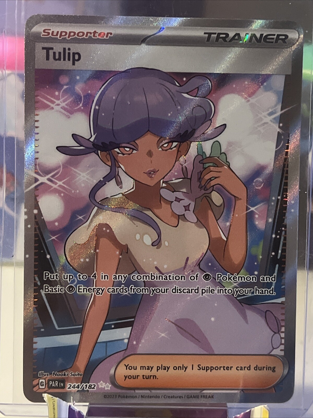 Pokémon TCG Tulip Paradox Rift 244/182 Holo Ultra Rare NM