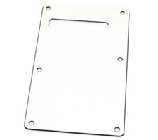 WD-STB-W Modern Cutout Tremolo Cover White Back Plate for Stratocaster