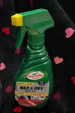 VTG Turtle Wax Quick & Easy Wax & Dry Spray Wax 1 Step 26fl oz Y2K