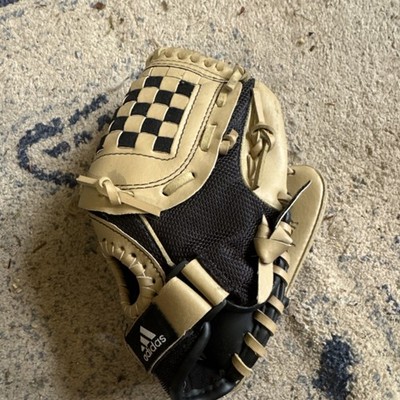 adidas 10.5'' Leather Baseball/Softball 5-Finger Glove Beige/Black LHT