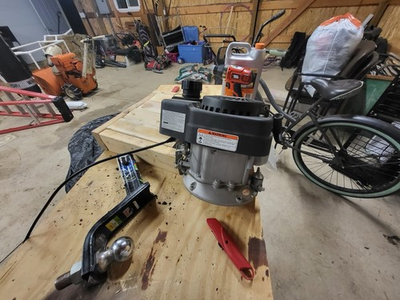 #ad vertical shaft lawn mower engine new $100.00