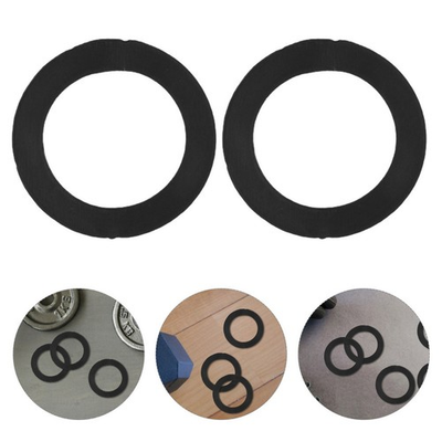 #ad 100 Pcs Fastening Rubber Ring Barbell Stabilizer Rings Dumbbell Washers $19.43