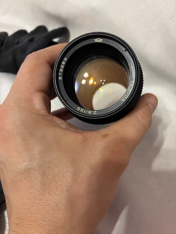 Lente KMZ Tair-11A 135 мм f2.8 M42 fabricada en la URSS 873289 Foto 2 de 4