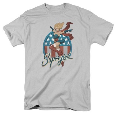 Supergirl Bombshell DC Comics Licensed Adult T-Shirt