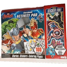 Marvel Avengers Storybook Activity Pad Heroes Sticker Fun