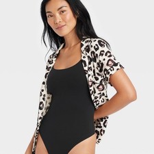 Women's 4-Way Stretch Cami Bodysuit - Auden Black M