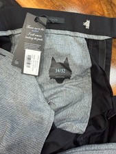 Greyson Amagansett Golf Pants Trousers 34 x 32 Shepherd Black NWT MSRP 188