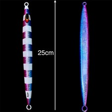 Hot 400G GLOW Blue Pink Silver Katty Berry Bluefin Tuna Fast Sinking Knife Jig