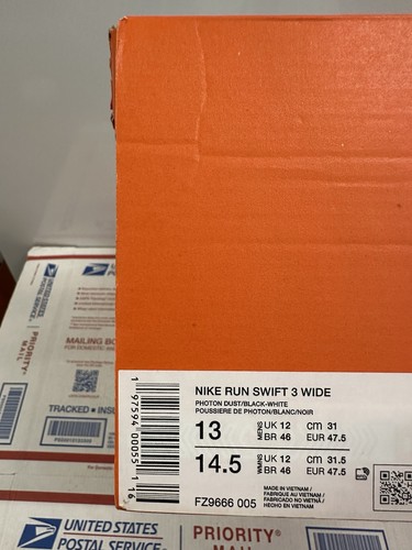 Nike Run Swift 3 Extra Wide ‘Photon Dust Black’ FZ9666 005 Size 13 - Picture 8 of 8