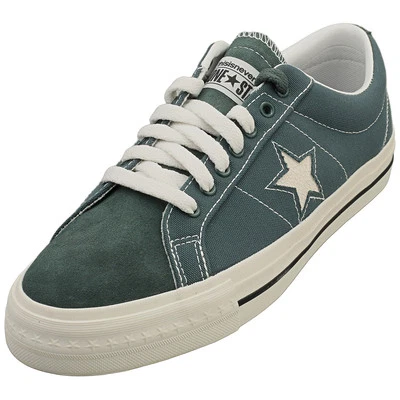 Converse One Star Pro Ox Weiß Grün Unisex-Sportschuhe - 41 EU - Bild 1 von 4
