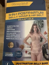 3 In 1 Postpartum Belly Wrap And Hip Belt Adjustable