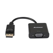 Displayport to VGA Adapter, Gold Plated Displayport for Enabled Desktops and Lap