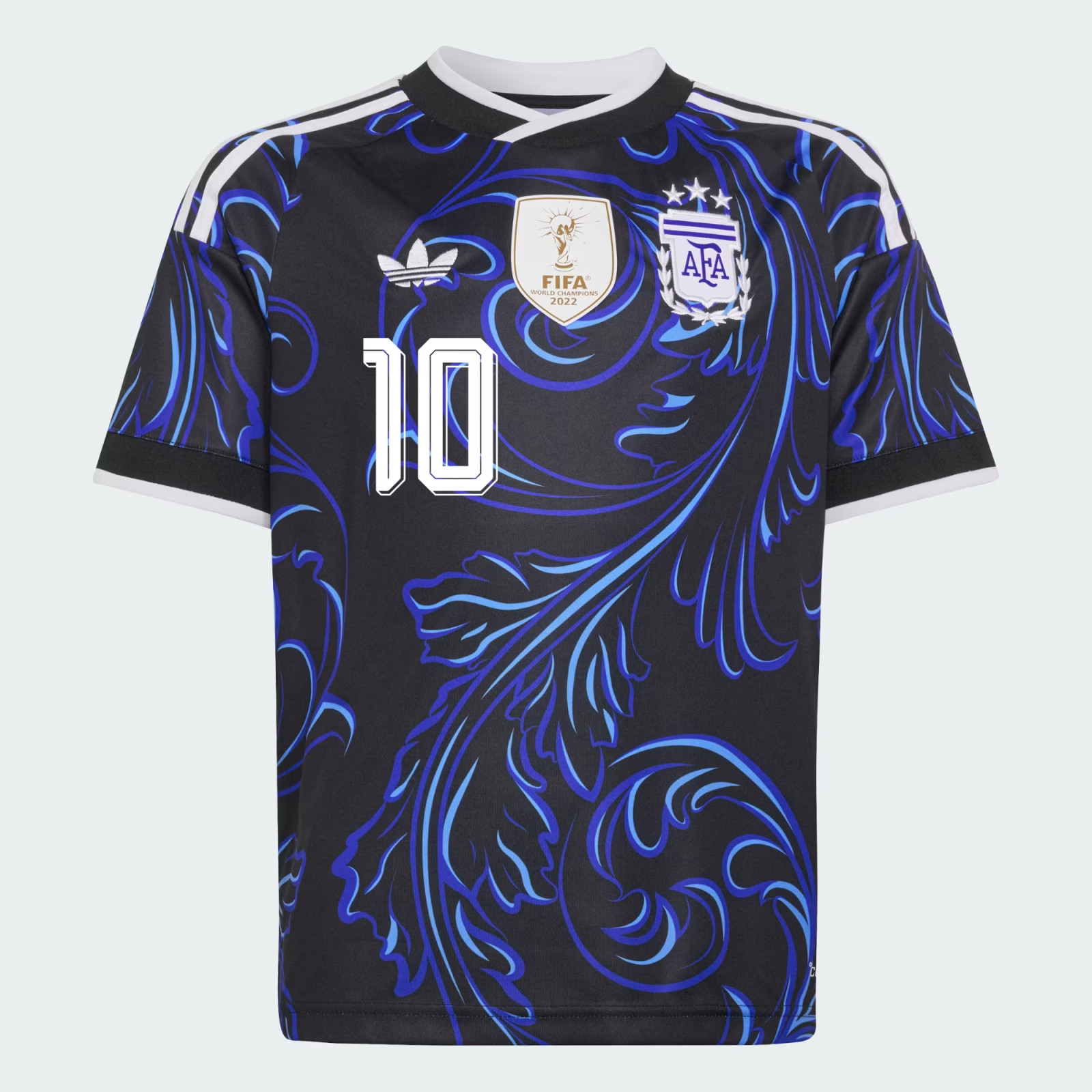 Argentina National Team 26 Adidas Away  10 MESSI Jersey Kids - Adidas KH3938