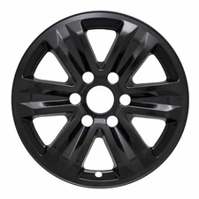 CCI Wheel Cover 17 Inch 6 Spoke Gloss Black Set Of 4 IWCIMP387BLK