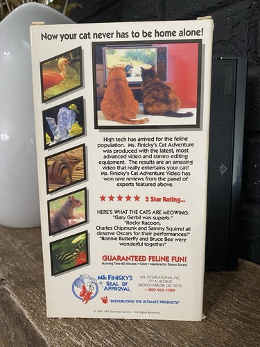 Rare Cat Video On VHS 1994 OOP HTF Vintage Collectible Excellent Condition - Picture 2 of 8