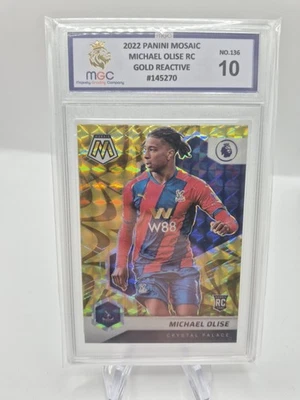 2021-22 Panini Mosaic Premier League - Michael Olise RC #136 Reactive Gold MGC10 - Bild 1 von 2