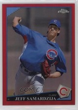 2009 Topps Chrome Red Refractor 20/25 Jeff Samardzija #52 0r4