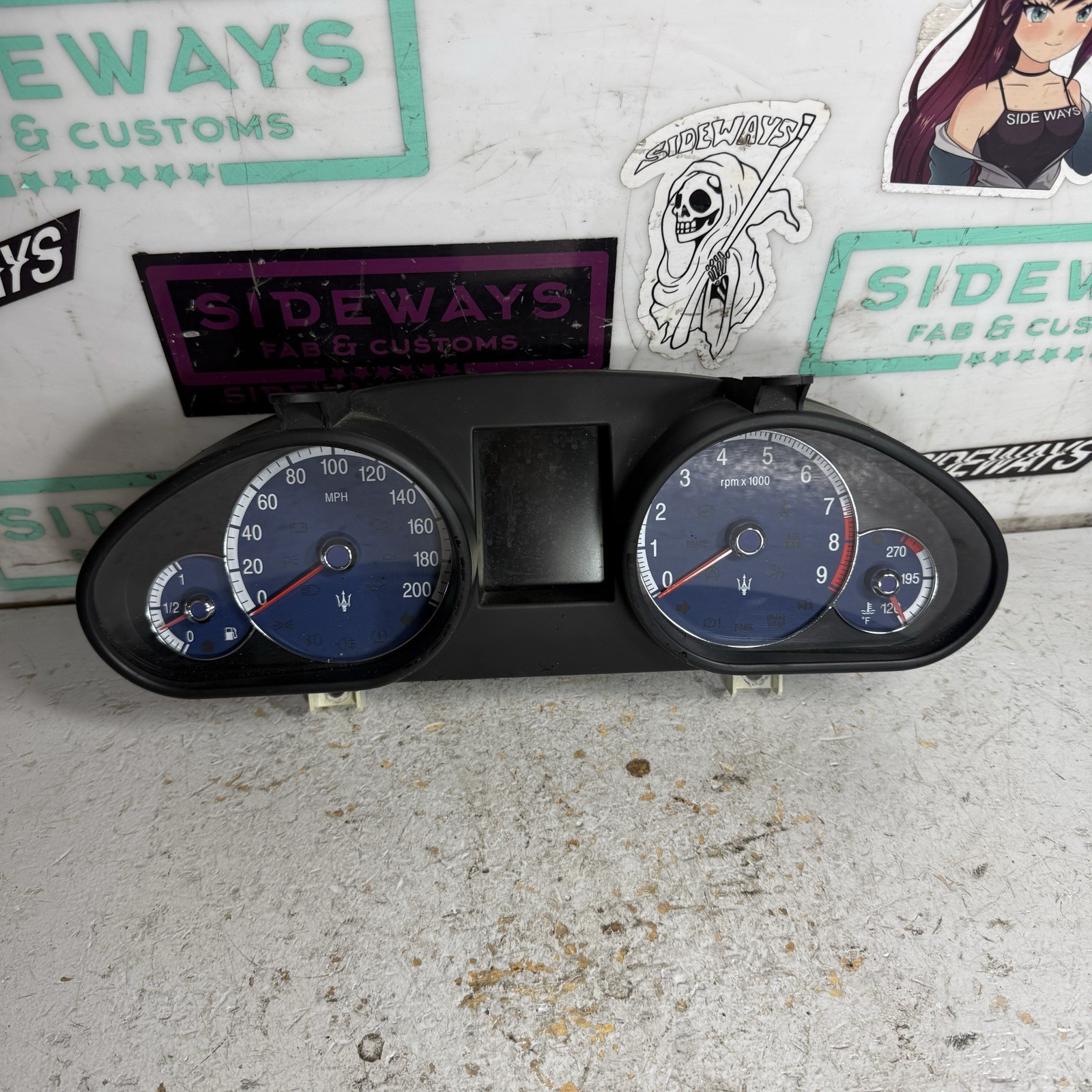 04-08 Maserati Quattroporte Instrument Gauge Cluster Speedometer M139
