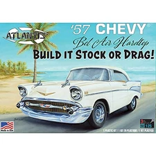 Atlantis Plastic Model Kit - 1957 Chevy Bel Air Stock/Drag