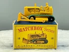 Matchbox lesney#18C,Caterpillar Bulldozer, regular wheels,,n, mint boxed origina