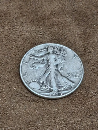 1944 Walking Liberty Half Silver Dollar - Very Good