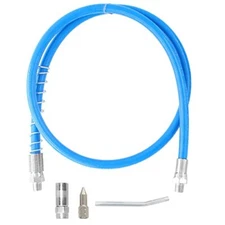 39" Grease Gun Hose,4Pc Grease Gun Accessories Kit Includes 1pcs 39 In(1/8" NPT)