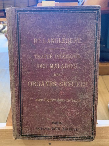 Rare 1885 French H.C Book Organes Sexuels Paris - Picture 2 of 7