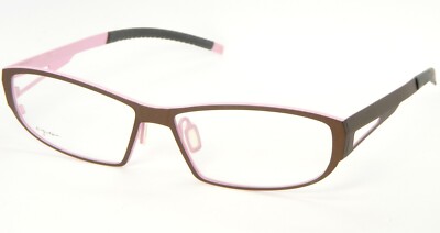 Neu Orgreen HELLDIVER 8 Matt Dunkelbraun Auf Hellrosa Brille Rahmen 54-13-135