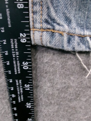 Levis 505 Jean Youth 18 Blue Regular Straight Leg Causal Medium Wash Faded 29X29 - Picture 6 of 15