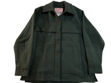 Vtg Rare 1994 Us Forest Service Filson Cape Coat (sz 10) Green Wool (women's)