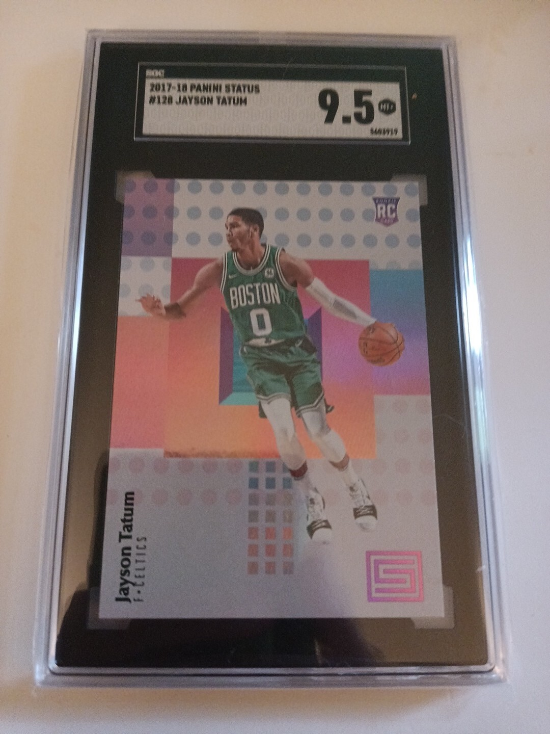 2017-18 Status Jayson Tatum Rookie RC #128 SGC 9.5 Celtics - 🔥HOT 🔥