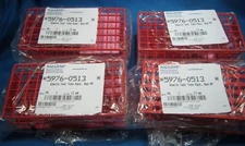 NALGENE UNWIRE TEST TUBE RACKS RED 13 MM #5976-0513 X4 FREE SHIPPING