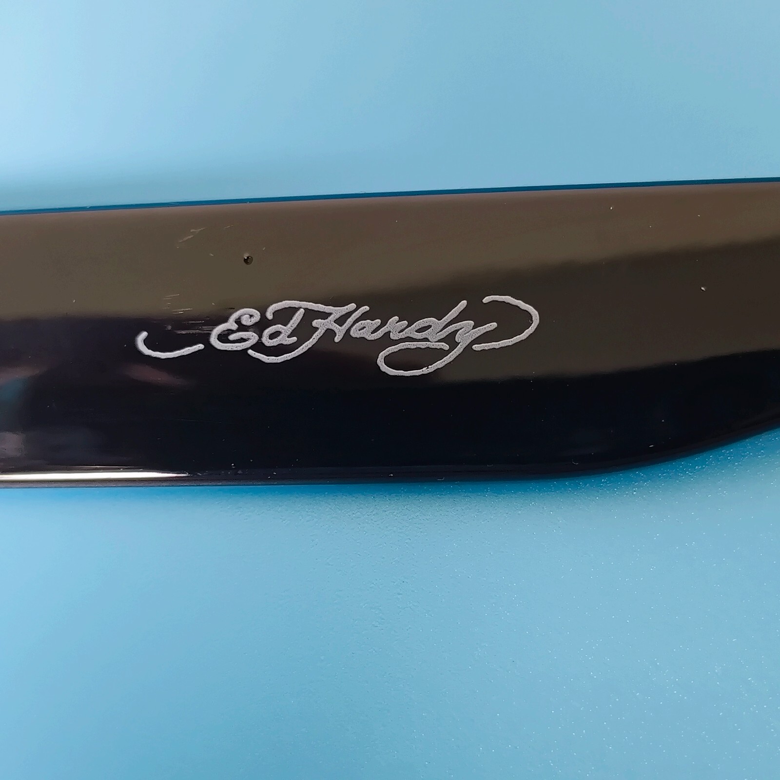 Ed Hardy Sunglasses UV 100% Protective Black Gold Frame w Dragon Ed-Annunciation