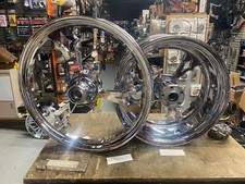 Ruedas magnéticas personalizadas Chrome Ironhorse Chopper 8.5x18 2.15x21 Big Dog 250 Ancho