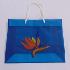New Reusable Shopping Bag Plastic Bird of Paradise Design