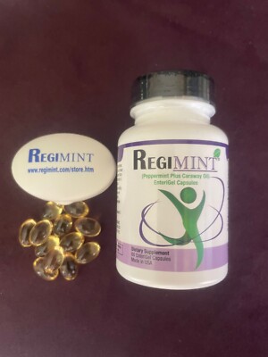 Regimint: Peppermint Oil Plus Caraway VALUE PACK (300mg) for IBS Colon Relief