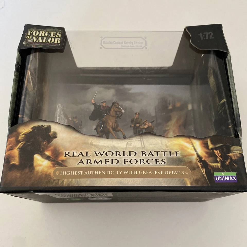 Forces of Valor 83089 1/72, Russian Cossack Cavalry Div, Eastern Front, 1942 - Image 4 of 4