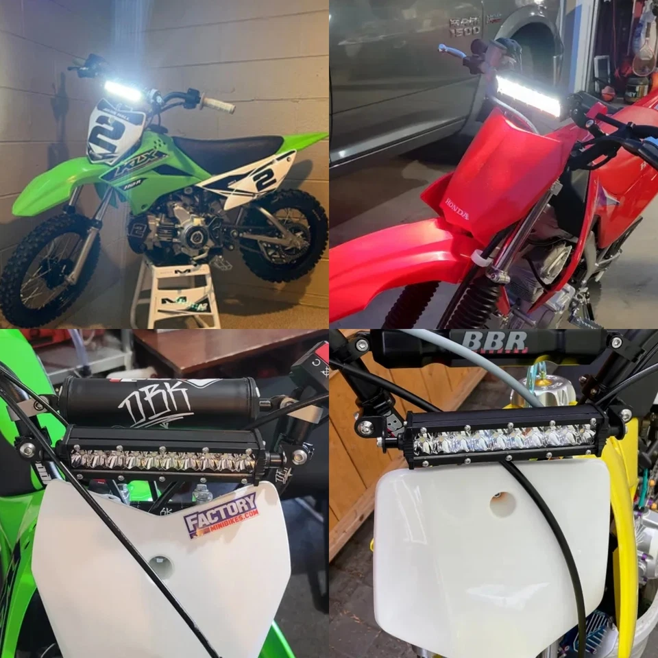 For Honda CRF125F CRF250F CRF110F Led Headlight Bar Lighting Kit Plug-N-Play - Image 2 of 4
